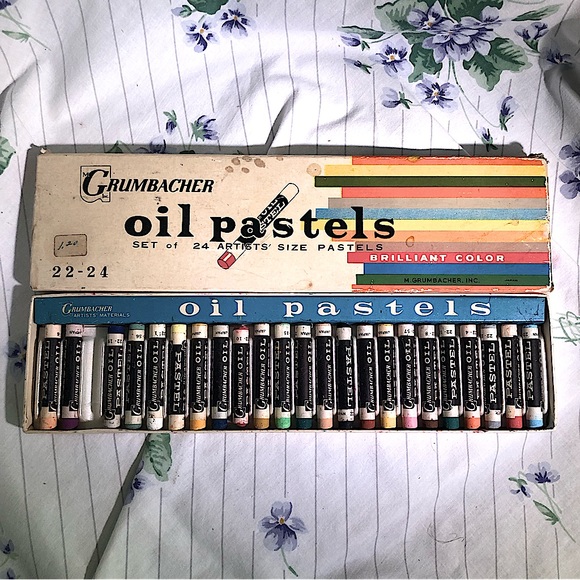 M. Grumbacher Art Vintage M Grumbacher Oil Pastels Poshmark
